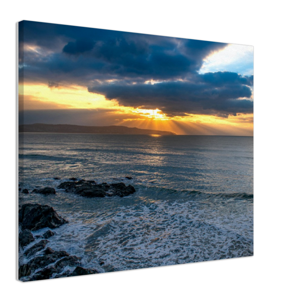 SK Moments Cloudy Sunset Canvas