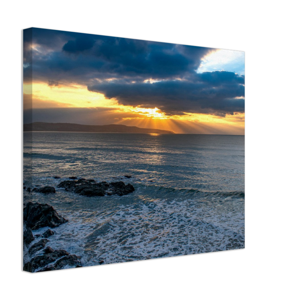 SK Moments Cloudy Sunset Canvas