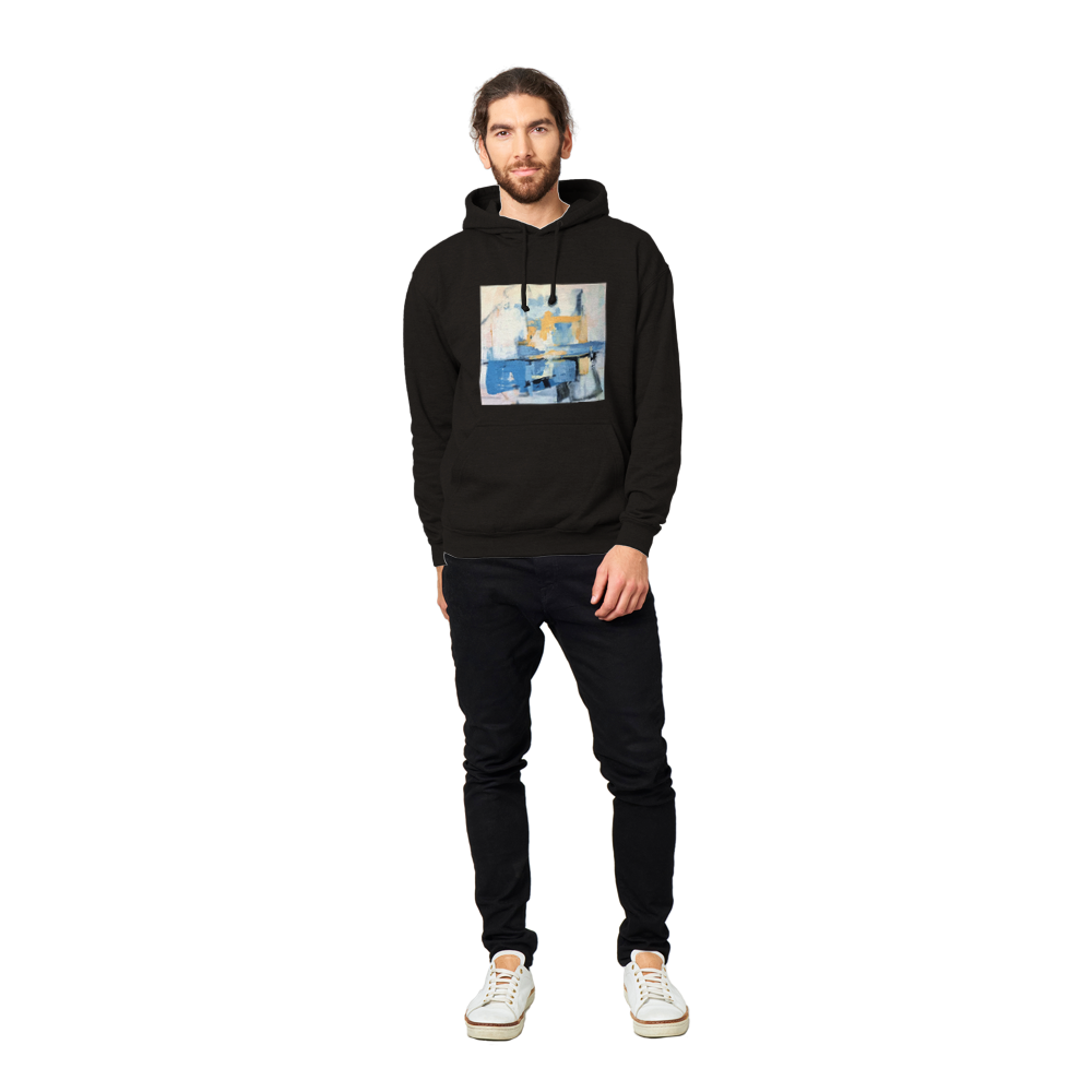 Mens Abstract Pullover Hoodie