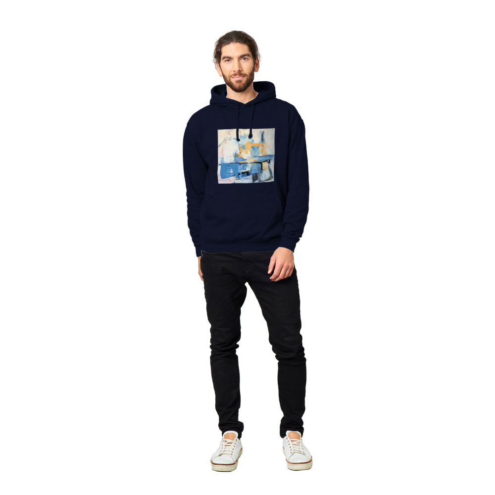 Mens Abstract Pullover Hoodie