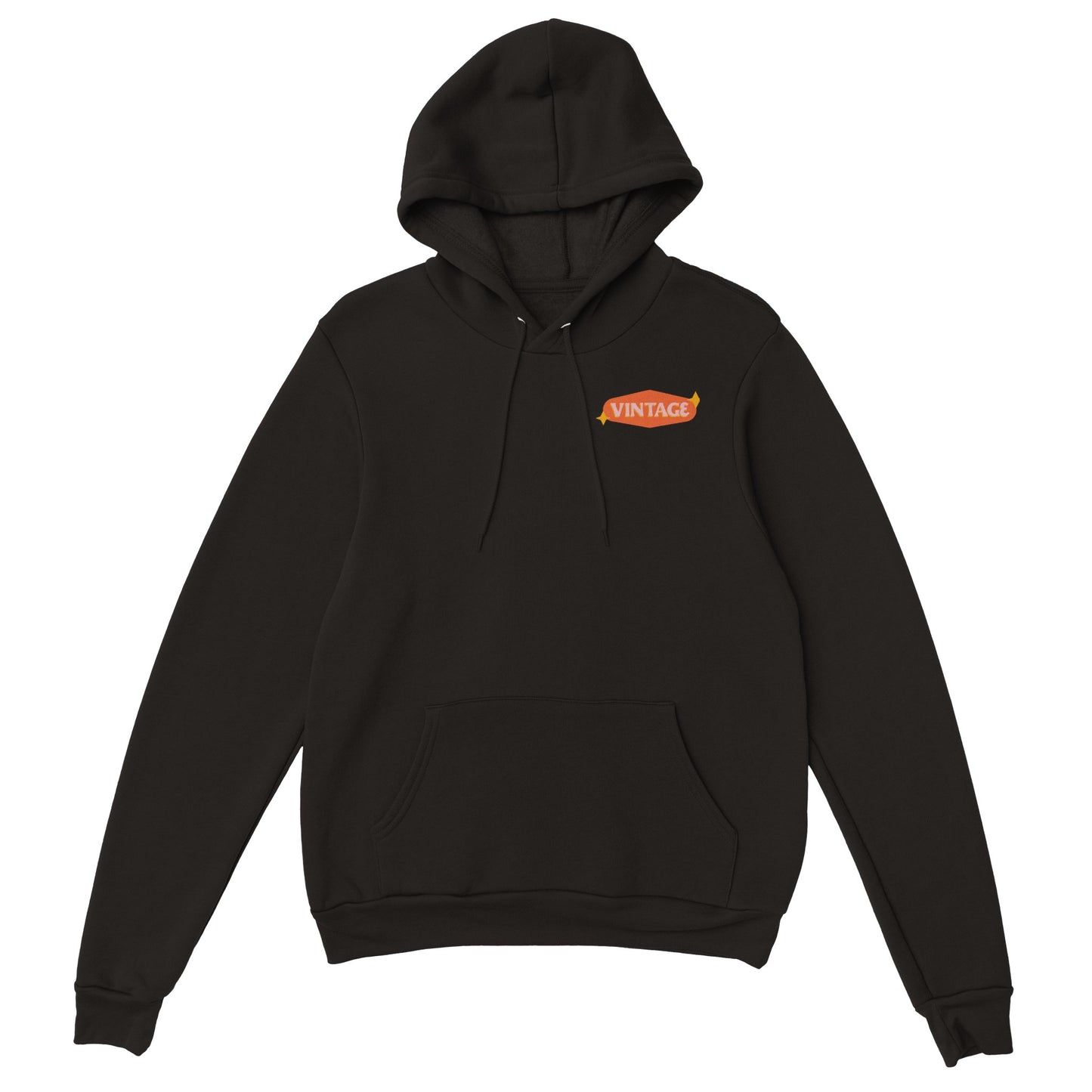 Black Unisex Pullover Hoodie